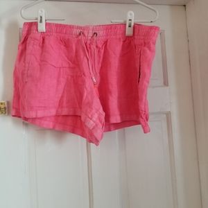 Lilly Pulitzer Pink Sunwashed Linen Shorts